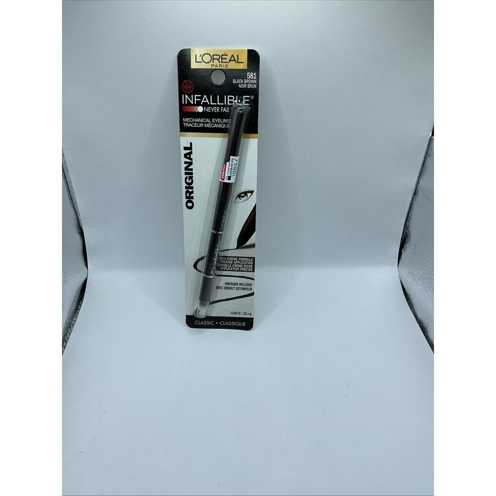 L'Oreal Infallible Mechanical Eyeliner Original 581 BLACK BROWN, 0.008oz